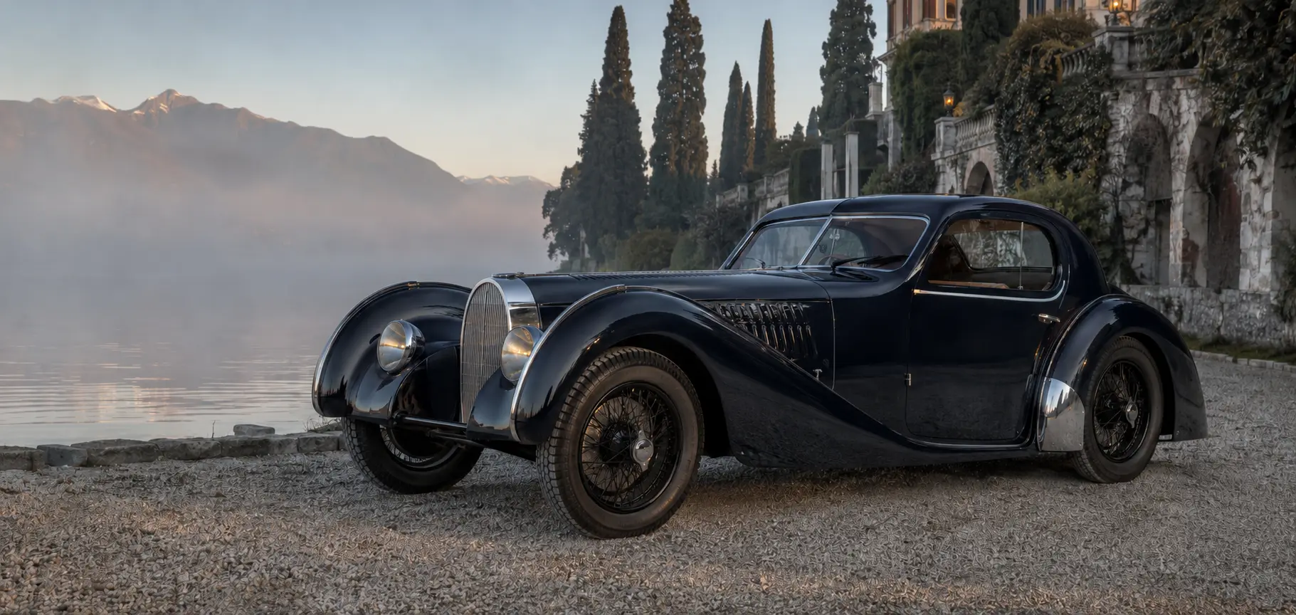 Pre-war concours motorcar